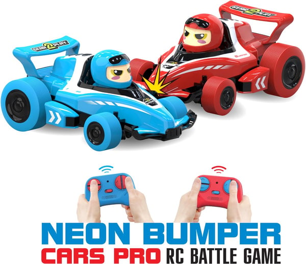 Gear2Play RC Neon Bumper Cars Pro Duoset