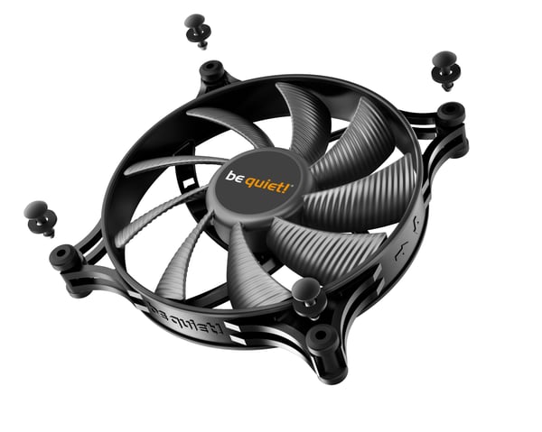 be quiet! Shadow Wings 2 140mm PWM Datorväska Fan 14 cm Svart