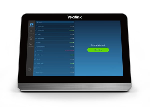 Yealink CTP18 20,3 cm (8") 1280 x 800 pikseliä Bluetooth