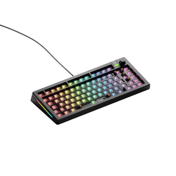 Glorious Gaming GMMK 3 75% Barebones tangentbord Spela USB Nej Svart