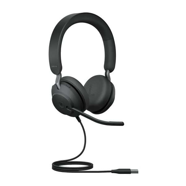 Jabra Evolve2 40 Headset Kabel Huvudband Kontor/callcenter
