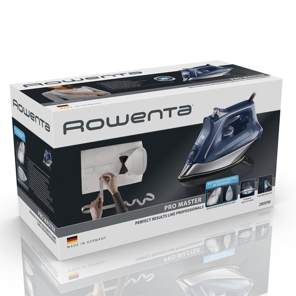 Rowenta DW8215 Torr & Ångstrykjärn Stryksula Microsteam 400 HD Laser 2800 W Blå