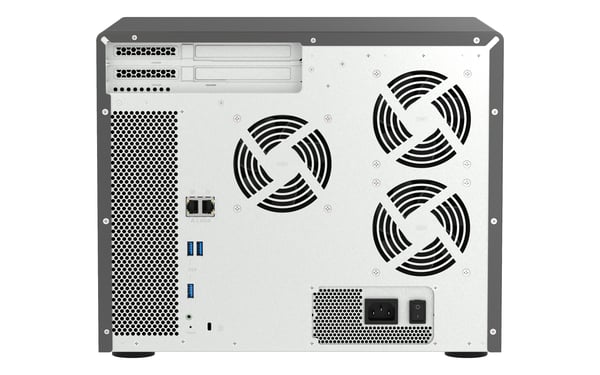 QNAP TS-1655 NAS Tower Intel Atom® C5125 8 GB DDR4 0 TB QNAP Turbo System Svart