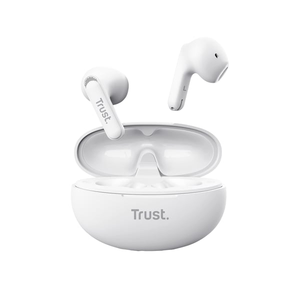 Trust Yavi Kuulokkeet True Wireless Stereo (TWS) In-ear Puhelut/Musiikki USB Type-C Bluetooth Valkoinen