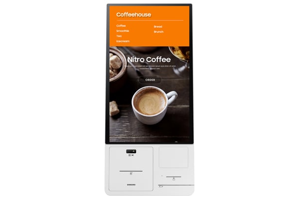 Samsung LH24KMATBGC Kioskdesign 60,5 cm (23.8") Wi-Fi 250 cd/m² Full HD Vit Pekskärm 16/7