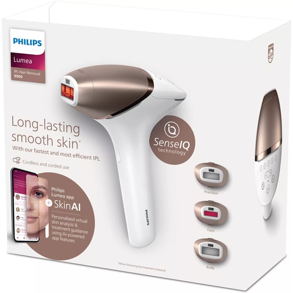 Philips Lumea IPL 9900 Series BRI973/00 IPL-hårfjerningsenhed med SenseIQ
