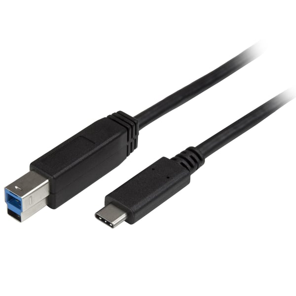 StarTech.com USB315CB2M USB-kabel USB 3.2 Gen 1 (3.1 Gen 1) 2 m USB C USB B 5 Gbit/sek. Sort