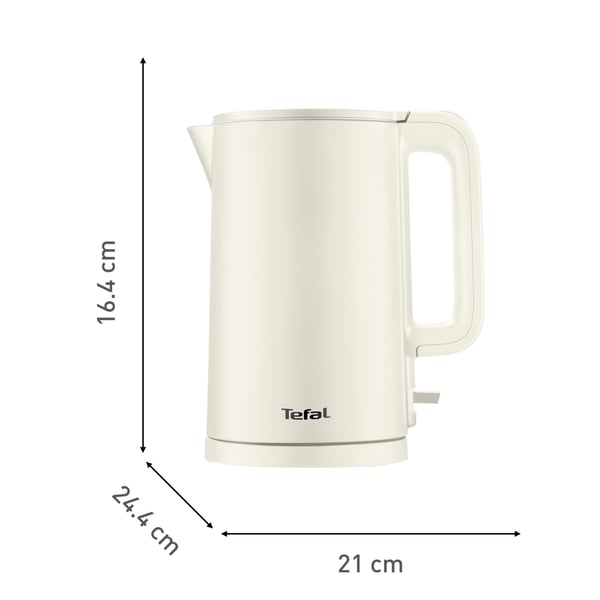 Tefal Thermo Protect KO140AE0 vattenkokare 1,5 l 1500 W Vit