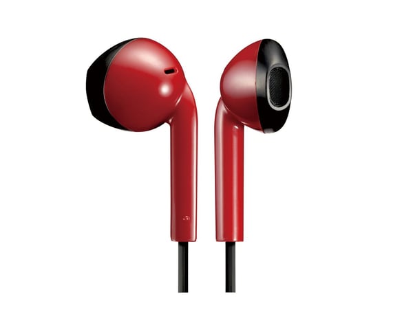 JVC HA-F19M-RB Headset Kabel I öra Samtal/musik Röd