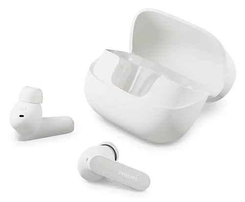 Philips TAT3000WT/00 kuulokkeet ja kuulokemikrofoni True Wireless Stereo (TWS) In-ear Puhelut/Musiikki USB Type-C Bluetooth Valkoinen