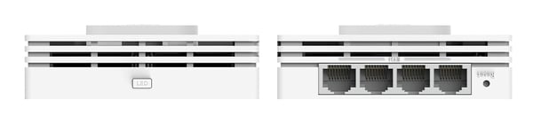 Cudy AX3000 Gigabit Wall-Plate Wi-Fi 6 Access 2402 Mbit/s Vit Strömförsörjning via Ethernet (PoE) stöd
