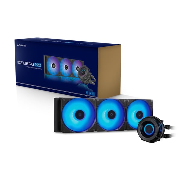 Chieftec CLC-360-VRM-RGB Computerkølesystem Computerkabinet Alt-i-en væskekøler 12 cm Sort