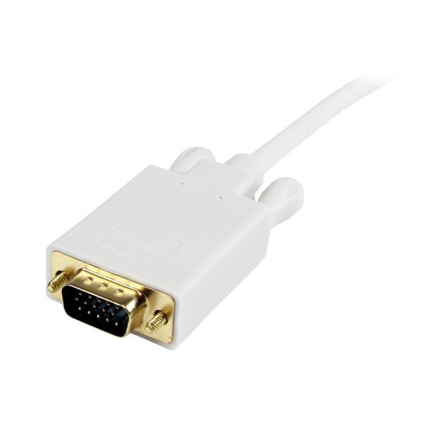 StarTech.com MDP2VGAMM6W videokabel adapter 1,83 m mini DisplayPort VGA (D-Sub) Hvid