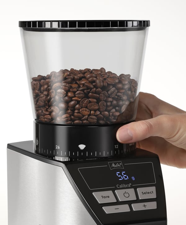 Melitta 1027-01 160 W Musta, Ruostumaton teräs