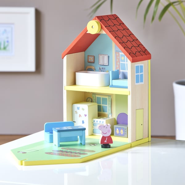 BOTI Peppa Pig - Wooden Family Home dukkehus