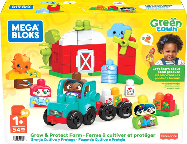 MEGA BLOKS Green Town Odla och skydda-bondgård