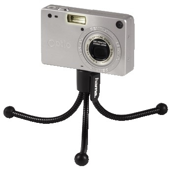 Hama Mini Tripod kamerastativ 3 ben Sort