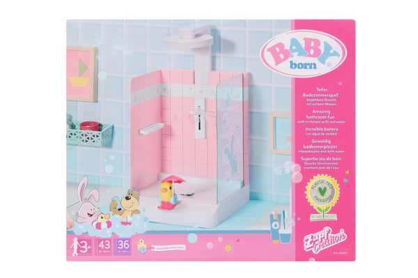 BABY born Bath Walk in Shower Dukke badeværelse