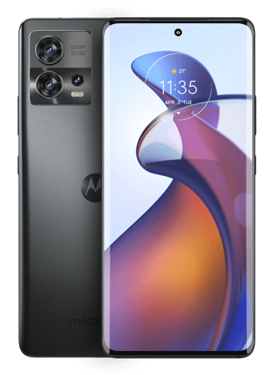 Motorola edge 30 fusion 16,6 cm (6.55") Dubbla SIM-kort Android 12 5G USB Type-C 8 GB 128 GB 4400 mAh Svart
