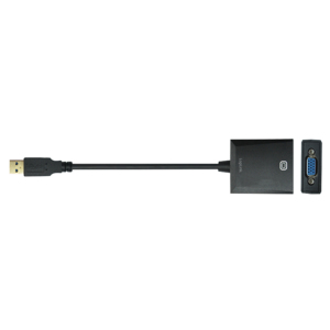 LogiLink UA0231 USB grafisk adapter 1920 x 1080 pixel Sort