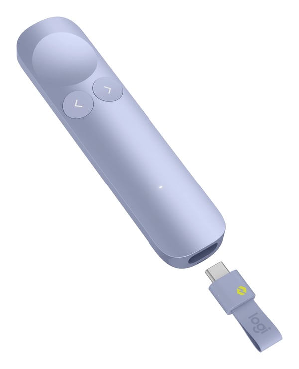 Logitech Spotlight 2 Wifi-esittelylaite Bluetooth/RF Lila