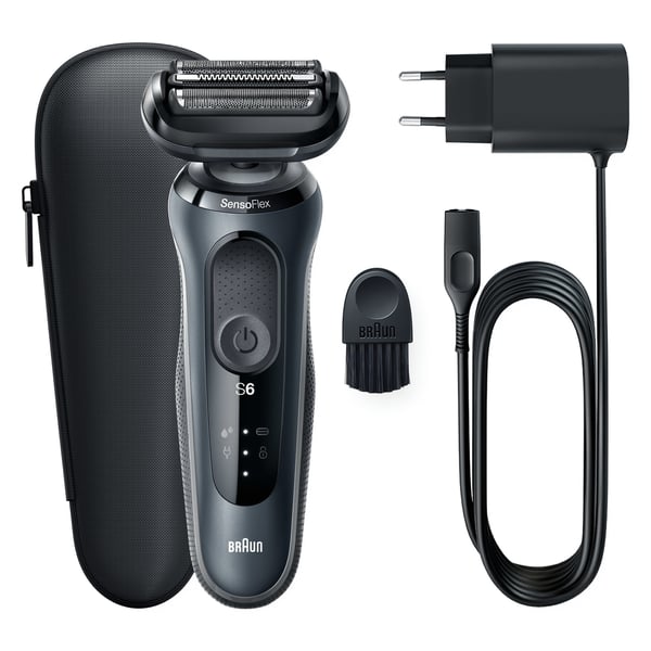 Braun Series 6 61-N1000s Folierakapparat Svart, Grå