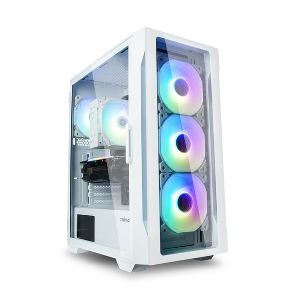 Zalman I3 NEO TG WHITE datorväskor Midi Tower Vit