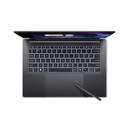 Acer Swift SFX14-61G-R8FT AMD Ryzen AI 7 350 Laptop 35,6 cm (14") Berøringsskærm WQXGA+ 32 GB LPDDR5x-SDRAM 1 TB SSD NVIDIA GeForce RTX 5060 Wi-Fi 6 (802.11ax) Windows 11 Home Grå