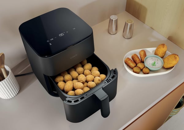 Candy CCAF 011 Enkelt 5 L Enkeltstående 1500 W Varmluftsteger Sort