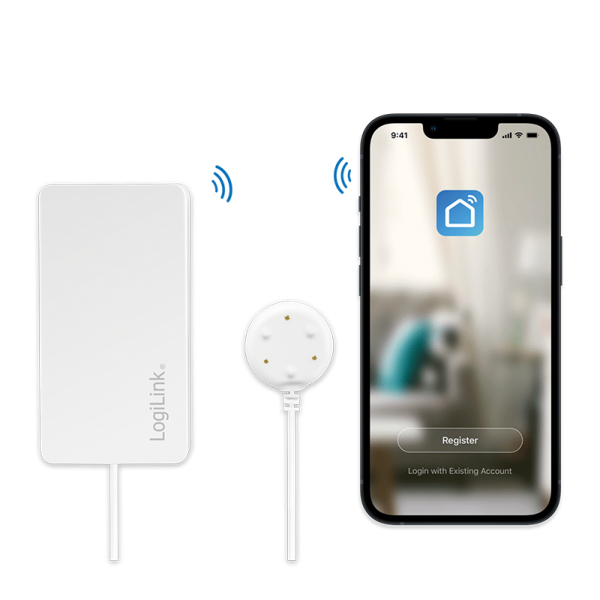 LogiLink SH0114 vätskeläckagedetektor Batteri 1 styck