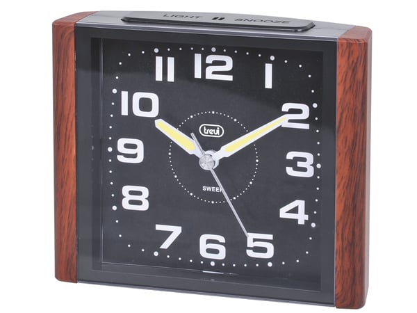 Trevi SL 3095 V Quartz-väckarklocka Brun