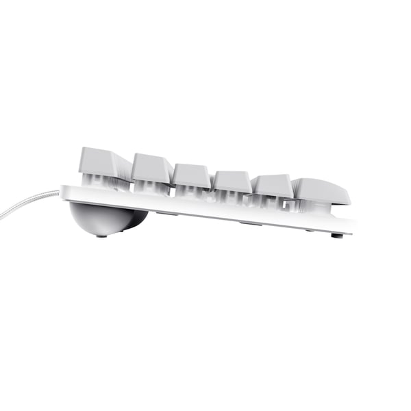 Trust GXT 794W tastatur Mus inkluderet Spil USB QWERTY Italiensk Hvid