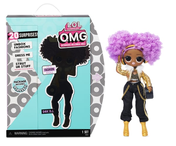 L.O.L. Surprise! OMG 3.8 Doll- 24K DJ