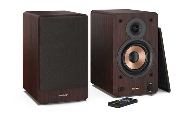 Sharp BOOKSHELF SPEAKERS 2-suuntainen Ruskea Langallinen & langaton 60 W