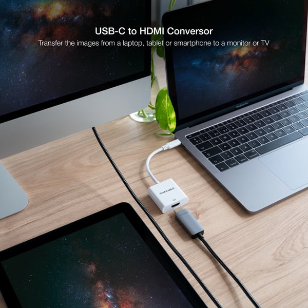 Nanocable 10.16.4102 USB grafisk adapter 4096 x 2160 pixel Hvid