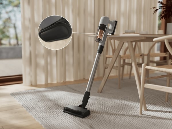 Electrolux EP72AB21UG Sauvaimuri Akku Kuiva HEPA, Vaahto, Mikro Pussiton 0,3 L Harmaa 4 ah