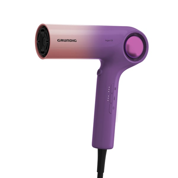 Grundig HD 9480 hiustenkuivain 1600 W Vaaleanpunainen, Purppura