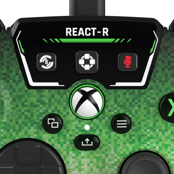 Turtle Beach React-R Svart, Grön USB Spelplatta Analog / Digital PC, Xbox One, Xbox Series S, Xbox Series X