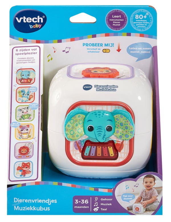 VTech Baby Dierenvriendjes Muziekkubus