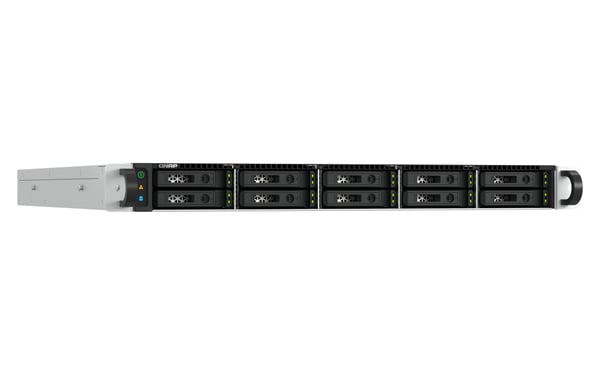 QNAP TS-h1077AFU-R7-32G NAS Stativ (1U) AMD Ryzen™ 7 32 GB DDR5 0 TB QNAP QTS Sort, Grå
