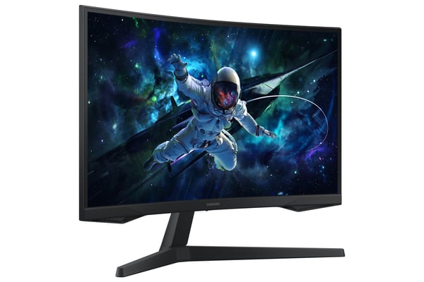 Samsung G55C platta pc-skärmar 68,6 cm (27") 2560 x 1440 pixlar Wide Quad HD LED Svart