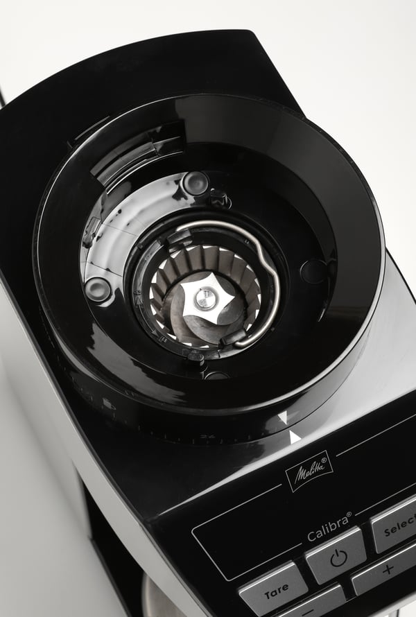 Melitta 1027-01 160 W Musta, Ruostumaton teräs