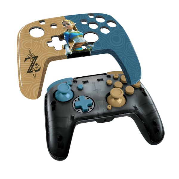 PDP Zelda REMATCH Multifärg USB Spelplatta Nintendo Switch, Nintendo Switch OLED