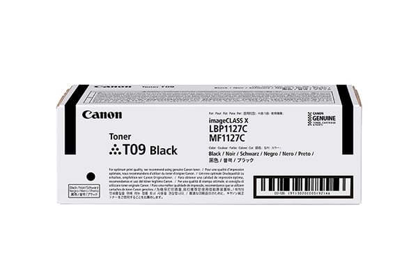Canon TONER T09 BK värikasetti 1 kpl Alkuperäinen Musta Canon TONER T09 BK värikasetti 1 kpl Alkuperäinen Musta