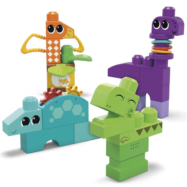 MEGA BLOKS Pib og gumle-dinoer