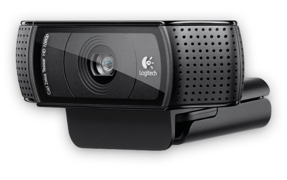 Logitech HD Pro C920 webcam 1920 x 1080 pixel USB 2.0 Sort