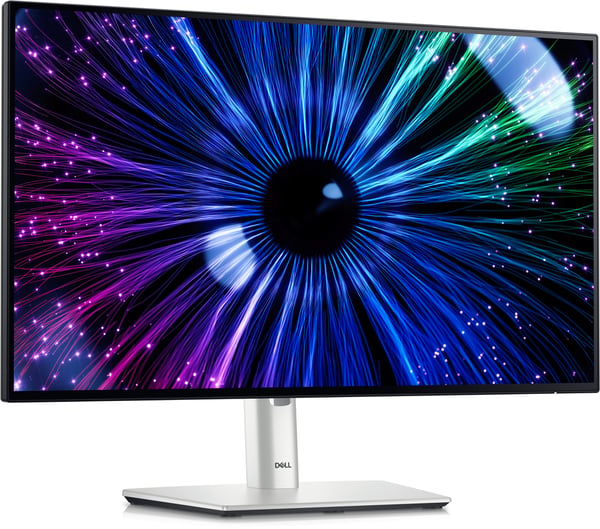 DELL UltraSharp U2424HE platta pc-skärmar 60,5 cm (23.8") 1920 x 1080 pixlar Full HD LCD Svart, Silver