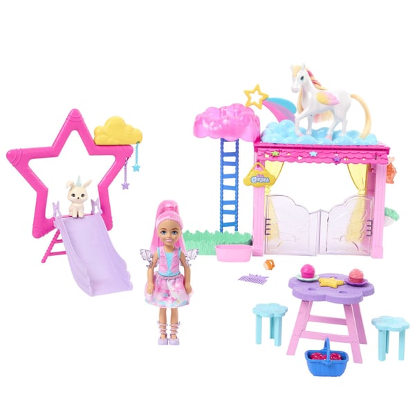 Barbie A Touch of Magic -docka, lekset och tillbehör