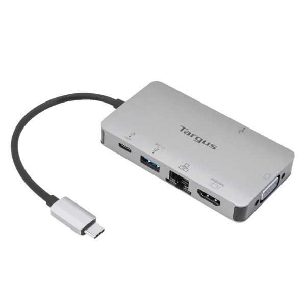 Targus DOCK419 Kabel USB 3.2 Gen 1 (3.1 Gen 1) Type-C Grå