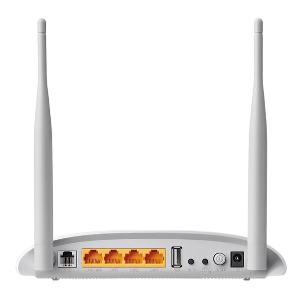TP-Link TD-W9970 trådløs router Hurtigt ethernet Enkelt band (2,4 GHz) Hvid